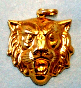 U.S.A CHARM LION 19 K GOLD WITH PORTUGUESE GOVERNMENT CONTRAST 2 GRS 20X19 M/M - Picture 1 of 1