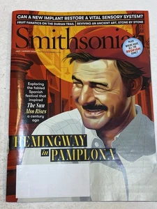 Smithsonian Magazine Jul Aug 2025 Ernest Hemingway Pamplona Spain Durian Trail - Picture 1 of 1