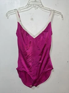 Vtg Rose Marie Reid Swimsuit Women XS Fuschia One Piece Union Made See Note - Picture 1 of 13