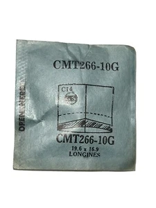 Reloj Longines Vintage G-S Acrílico Cristal 19.6 x 16.9mm CMT266-10G - Imagen 1 de 2