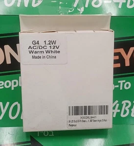 10 PACK of G4 LED Bulb Bi-Pin Base 360 Beam Angle, Warm White - Picture 1 of 5