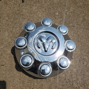 Chrome 8Lug Dodge Ram 1500 2500 3500 Wheel Center Cap 17" 52121450AB 2003 2013 c - Picture 1 of 7
