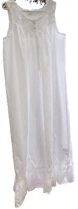NWT Eileen West Nightgown White M Cotton Lace Moonlight Sonata Lawn Cottagecore - Picture 1 of 13