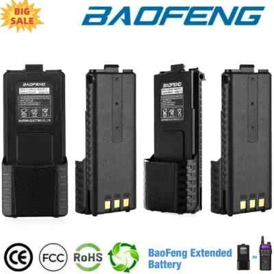 BAOFENG BL-5 3800mAh 7.4V Extended Li-Ion Battery for UV-5R Radio LOT - Image 1 of 4