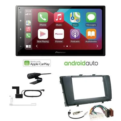 Pioneer Autoradio Apple CarPlay Bluetooth für Toyota Avensis T27 ab 2009 schwarz - Bild 1 von 4
