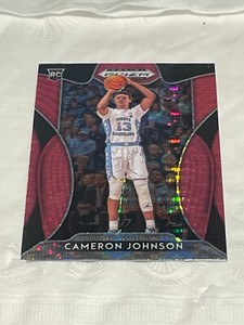 2019-20 Panini Prizm Draft Picks Cameron Johnson RC Phoenix Suns #13 Pink