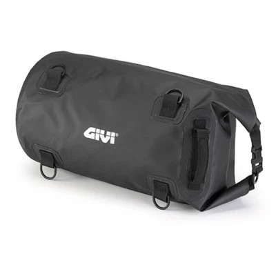 GIVI BLACK ROLLER BAG WATERPROOF SADDLE 30 L STRAPS FOR MOTORCYCLE BENELLI - Image 1 of 3