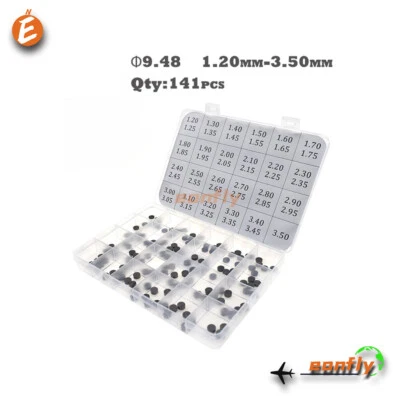 141Pcs 9,48 мм клапана щиток набор 1,20-3,50 мм подходит Yamaha WR450F 03-18 YZ250F 14-18 - Изображение 1 из 2