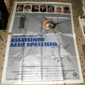 manifesto 4F film THE MIRROR CRACK'D Angela Lansbury 1980 da Agatha Christie - Picture 1 of 1