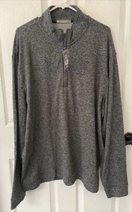 NWT Member's Mark Men's Classic Fit Soft Stretch Quarter Zip Pullover XXLARGE - Picture 1 of 6