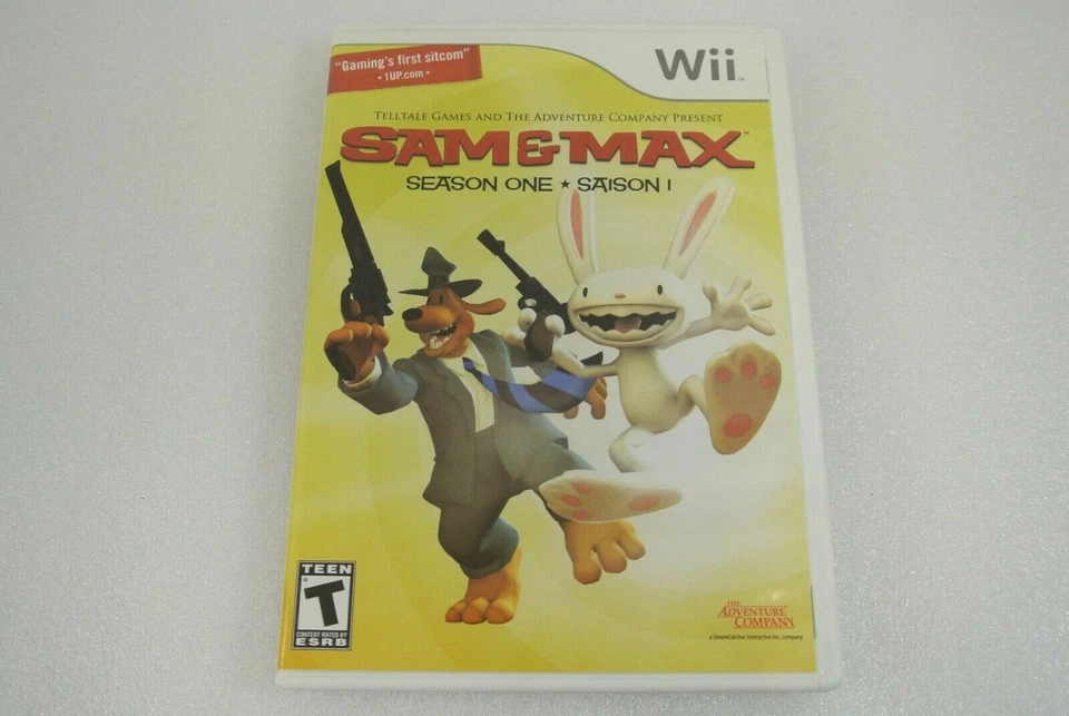 Sam & Max Season One 2006 Nintendo Wii Telltale Games COMPLETE EX - Image 1 of 3