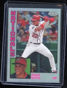 2019 Topps Chrome Baseball Juan Soto #84TC-2 1984 Topps Insert - Picture 1 of 2