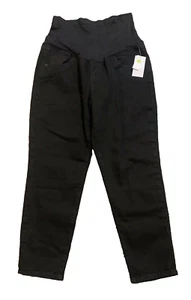 NWT! Old Navy Maternity Full Panel O.G. Straight Black Jeans - Size 16 - Picture 1 of 6