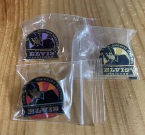 Elvis Presley 3 New Elvis Insiders Collector’s Club Members Pins 2002,07-08,09-1 - Picture 1 of 3