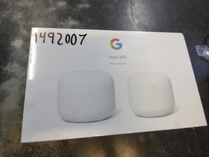Router i punkt Google Nest Wifi - śnieg H2D H2E NOWY - Zdjęcie 1 z 3