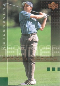 2002 Upper Deck Golf Trading Cards #108 Sergio Garcia Leaderboard