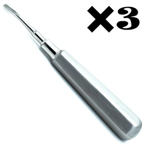 3× Elevator gebogene Spitze 3mm Wurzel Dental Chirurgische Extraktion Premium Instrumente - Bild 1 von 6