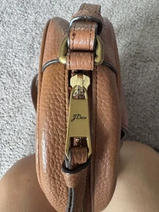 J. Crew Devon Camera Crossbody Women’s Bag w/Detachable Strap Gold Hardware Tan - Picture 1 of 10