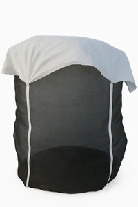 10x Premium Woodbag Holzbag Sternboden mit Abdeckung 100x100x160cm für Brennholz - Bild 1 von 8