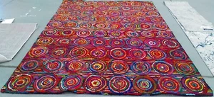 PINK / MULTI 8'-0" x 10'-0" Back Stain Rug, Reduced Price 1172771693 NAN143A-8 - Picture 1 of 4