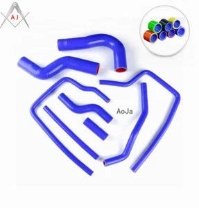 Blue For Subaru Impreza WRX STI GC8 GF8 EJ20 96-00 Silicone Radiator Piping Hose - Imagen 1 de 8