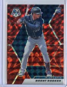 2021 Panini Mosaic Mosaic Reactive Red #226 Brent Rooker RC - Picture 1 of 1