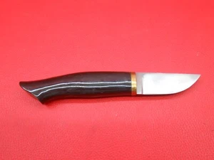 Custom Handmade Wootz Steel Knife Buffalo Horn Handle Leather Sheath KO3 - Picture 1 of 11