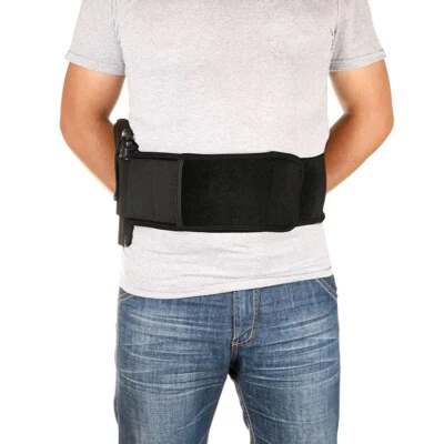 Tactical Concealed Carry Belly Band Holster Ambidextrous Neoprene Pistol Holder - Image 1 of 4