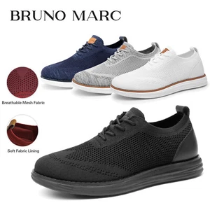 Men's Sneakers Casual Lace-Up Outdoor Athletic Shoes Jogging Sports Tennis Gym - Picture 1 of 17