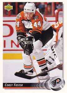 1992-93 Upper Deck #53 Corey Foster Philadelphia Flyers