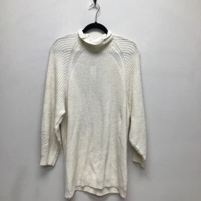 Bb Dakota Womens Sweater Dress Beige Taupe Mini Mock Neck Long Sleeve M New - Image 1 of 4