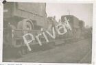 Foto WKII Kampfgeschwader Greif 55 Bahnverladung LKW Soldaten France F1.18