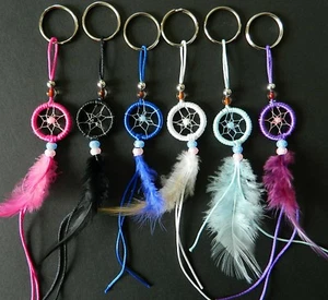 Keyring Dreamcatcher Girls Ladies Car Keys Bag Charm New Gift Decoration - Picture 1 of 7