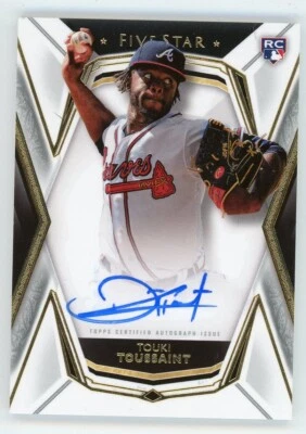 Touki Toussaint 2019 Topps Five Star Baseball Rookie RC Auto Autograph #FSA-TT - Image 1 of 2