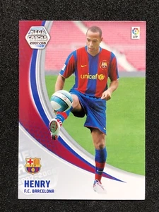 2007 2008 Thierri Henry Rookie Barcelona #68 Megacracks Panini Card MINT - Imagen 1 de 6