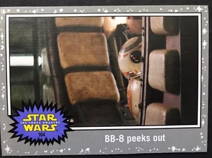 Journey to Star Wars: The Force Awakens #104 BB-8 se asoma PLATA CASI NUEVO-COMO NUEVO - Imagen 1 de 1