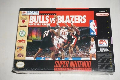 Bulls Vs Blazers (Super Nintendo SNES) NEW in Box Factory Sealed - Image 1 of 4