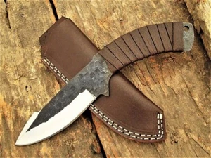 Handmade Carbon Steel Viking knife Full Tang For Hunting Hiking Outdoor Camping - Picture 1 of 3