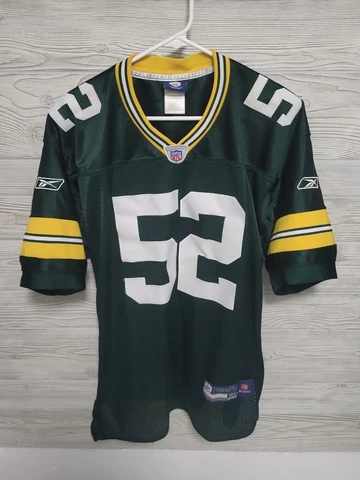 Reebok On Field Green Bay Packers Clay Matthews #52 Stitched Jersey Green sz 50 Cover