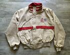 Vintage Miller High Life Racing Team Beige Jacket Button Zip 70s Men’s Size XL