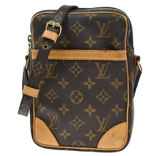LOUIS VUITTON（LV） Borsa a tracolla Louis Vuitton Danubio monogramma pelle marrone Francia M45266 34EE186
