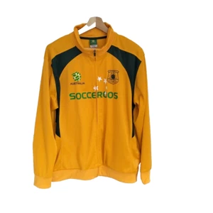 Socceroos Australia Vintage 2009 Full Zip Yellow Soccer Jacket Size 2XL - Picture 1 of 9
