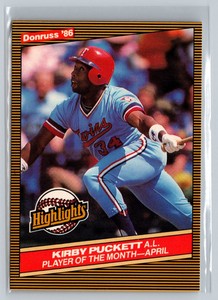 1986 Donruss Highlights #7 Kirby Puckett