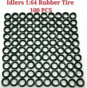 🔥 Leiträder Gummireifen 1:64 - 100 Stück JDM passend für Felge - Bild 1 von 8