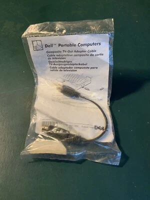 Dell 07309P Composite TV-Out Adapter Cable Nos Oem Cable Computer - Image 1 of 2