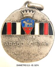 Truppe Coloniali VI° BATTAGLIONE ARABO SOMALO medaglia Campagne d’Africa 