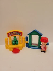 Fisher Price Little People BIG TOP CIRCUS Bottle Toss Carnival Fun Mirror Eddie - Picture 1 of 16