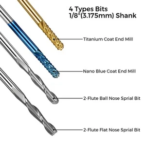 40 Stk Twotrees 4-Fräsen-Set CNC-Fräser Laser Graviergeräte Hohe Präzision - Bild 1 von 9