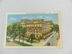 VINTAGE POSTCARD UNITED STATES HOTEL SARATOGA SPRINGS NEW YORK #280 - Picture 1 of 3