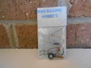 #3008 HO Scale Accessories Number Wall Mount 2 Sided Lights Up Clock - Picture 1 of 5